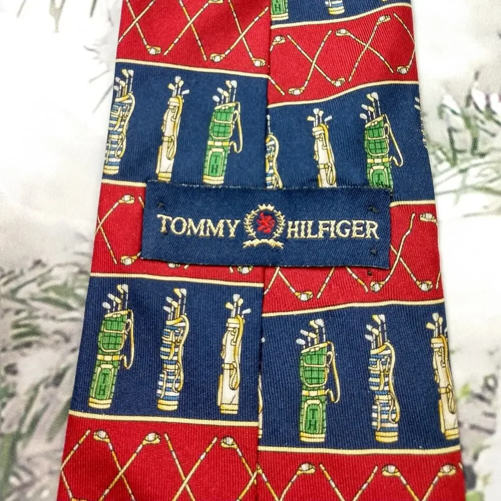 Mens Traditional Sport Silk Tie Collection Hilfiger Jack Nicholas Golf Hunt Club